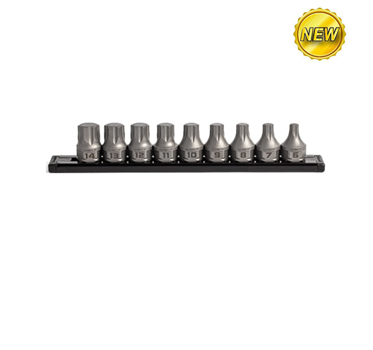 9-PC 3/8 Drive Low Profile Bit Set