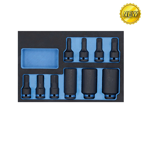 1/2" 10pc Socket & Bit Master Set