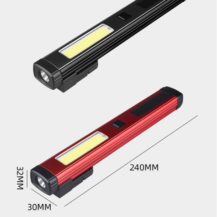 3W+3W rechargeable aluminum alloy pen lamp