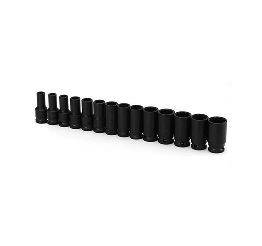 14PCS 1/2" Drive Semi-Deep Impact Socket		