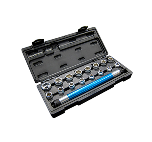 17pc Deep Nut Driver & Setter Socket Tool