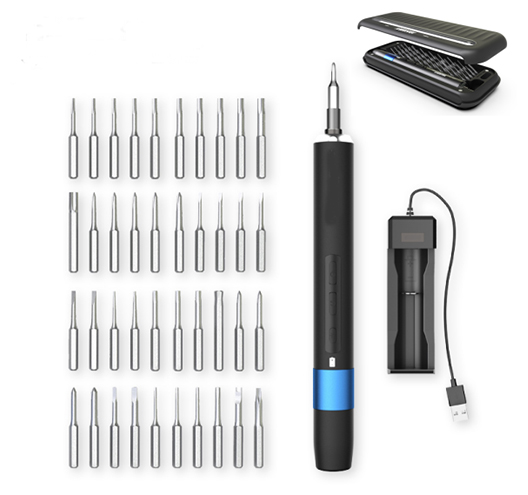42pcs precision screwdriver kits with battery charger