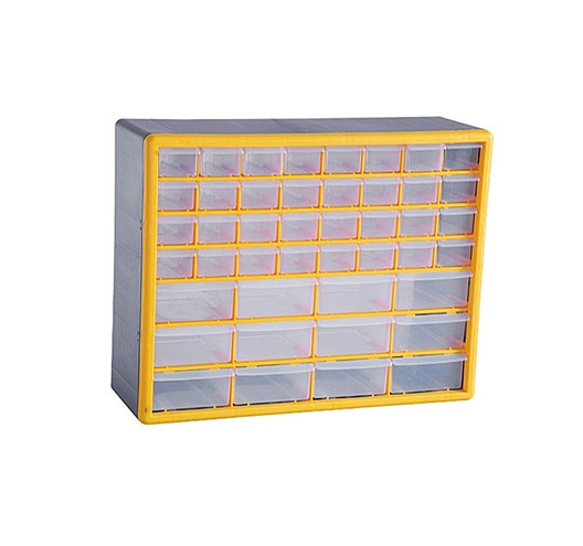 Plastic Storage Wall-Mounted Box With 44 Drawers