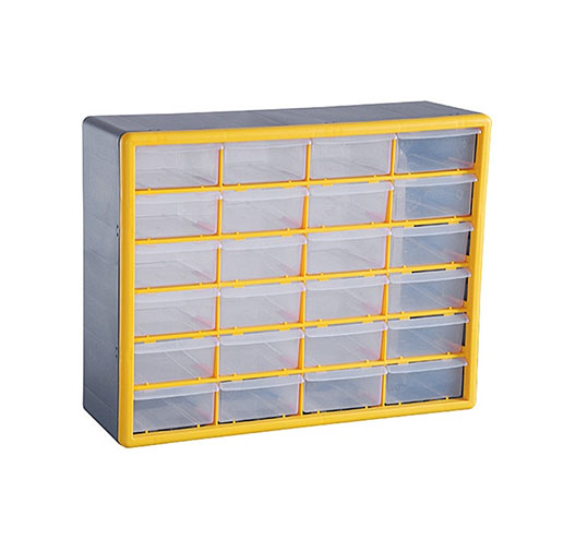 Plastic Storage Wall-Mounted Box With 24 Drawers