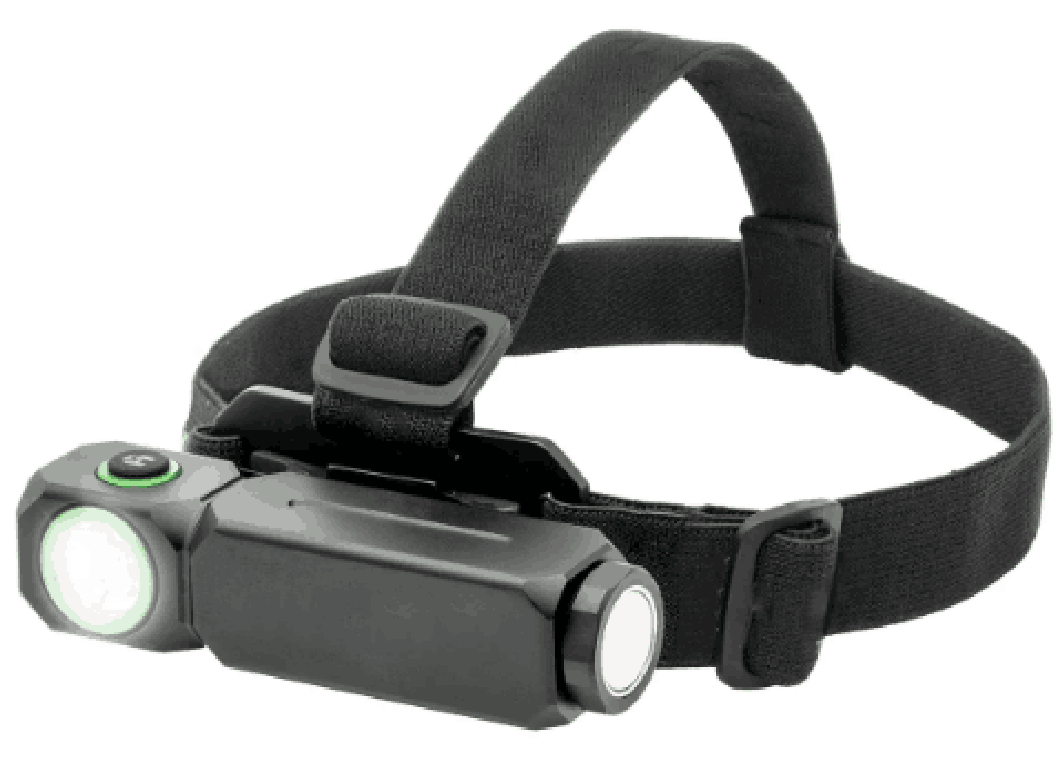 3-Color 1500LM RechargeableAluminum Alloy Headlamp		