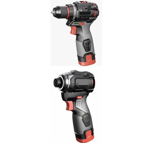 16V Li-ion Brushless impact wrench/driver set