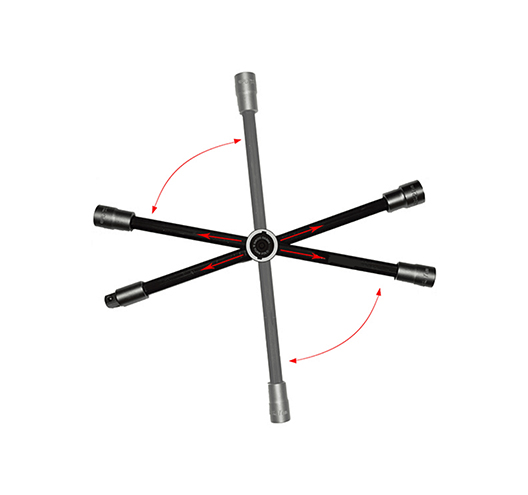 16"Folding cross wrench