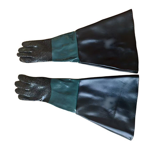 Cuffed Shot Blasting Gauntlets-Pair