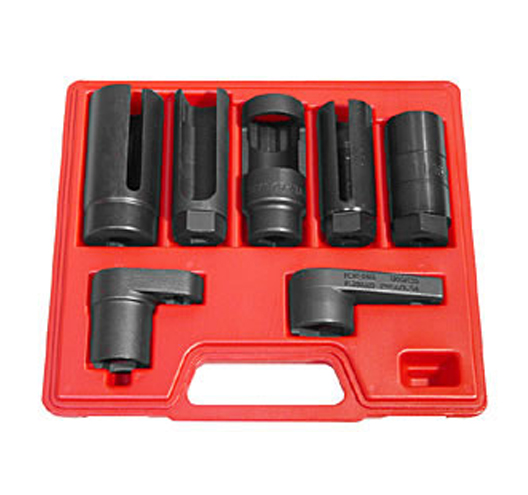 7pc Oxygen Sensor & Sending Unit Socket Set