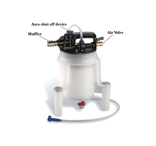 Pneumatic Brake Fluid Extractor
