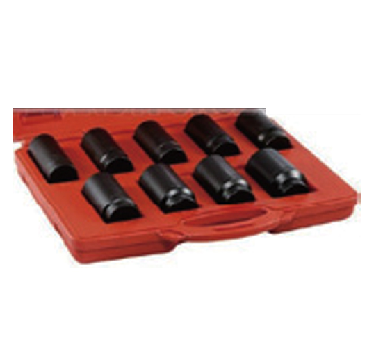 9pc Axle Nut Socket Set