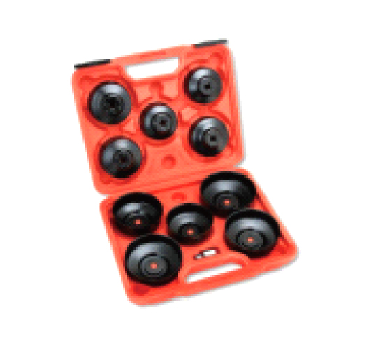 10pc Oil Filter Cap Wrench Set