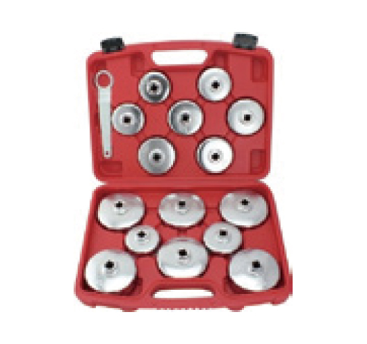 16PC Cup Style Oil Filter Set