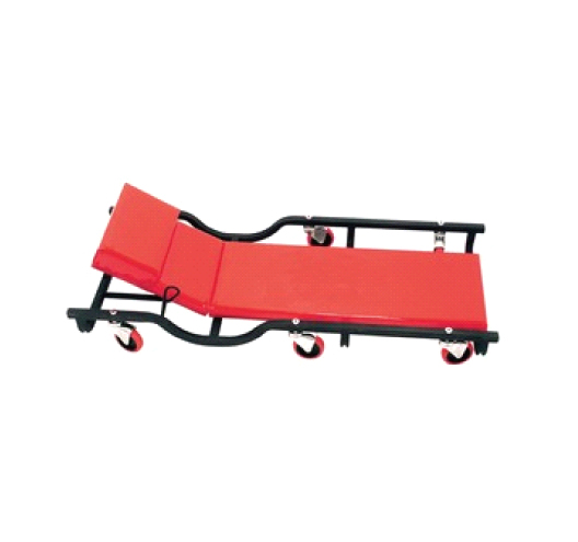 40" Drop Arm Steel Creeper with Adjustable Head Rest