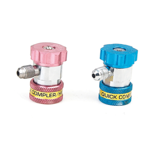 90° R134a Quick Coupler Set