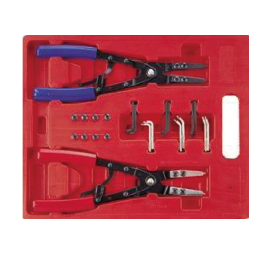 REPLACEABLE TIP CIRCLIP PLIER SET