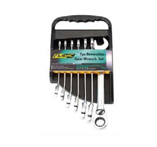 7PC REVERSIBLE EVERSIBLE GEAR WRENCH SET