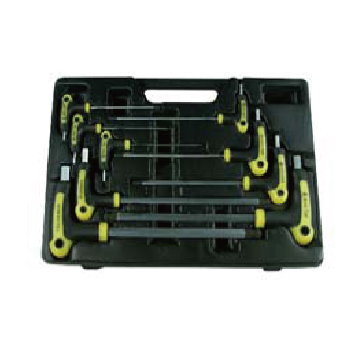 9PCS T-HANDLE HEX KEY SET