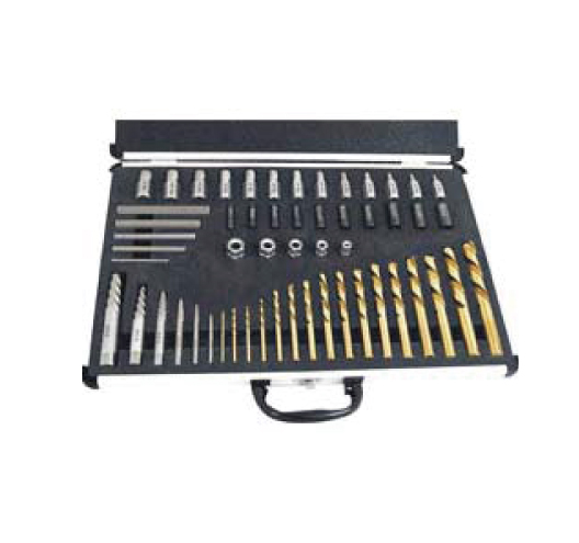 25pc Screw Extractor/Drill & Guide Set