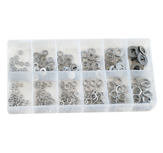 350pc Lock & Spring Washer Assortment