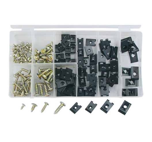 170pc U-Clip Assorment