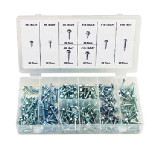200pc Self-Drilling Screw Assortment