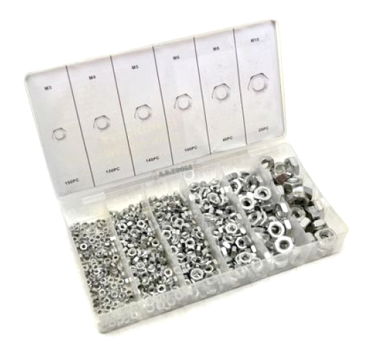 300pc Metric Nut Assortment