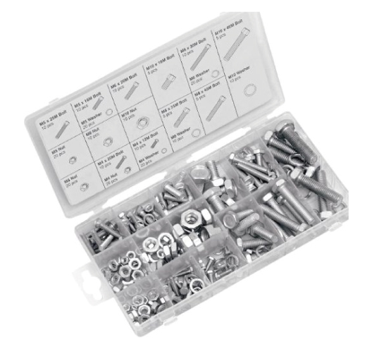 240pc Nut & Bolt Assortment