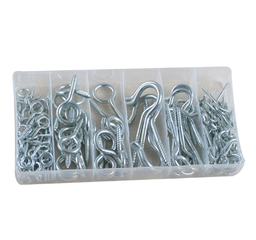 151pc Hook and Eye Screw Assortment