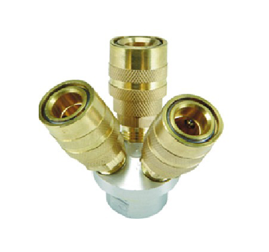 3-WAY QUICK COUPLING MANIFOLD