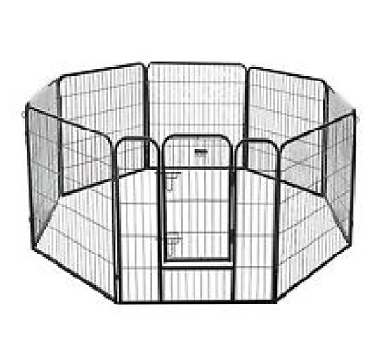 32 Inch Black Heavy Duty Playpen Pet