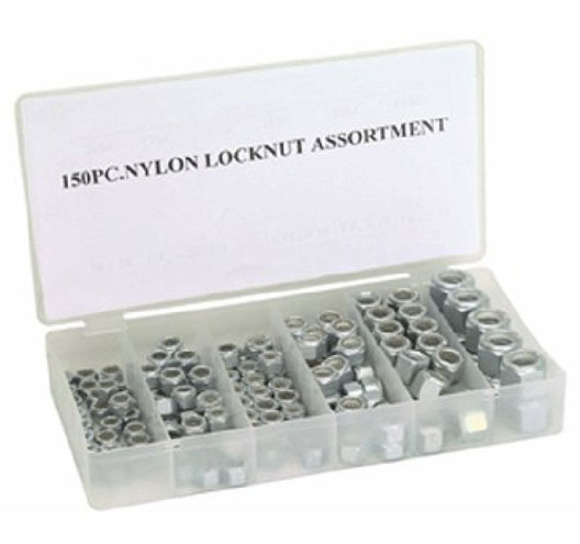 150PC Nylon Lock Nut Assortment