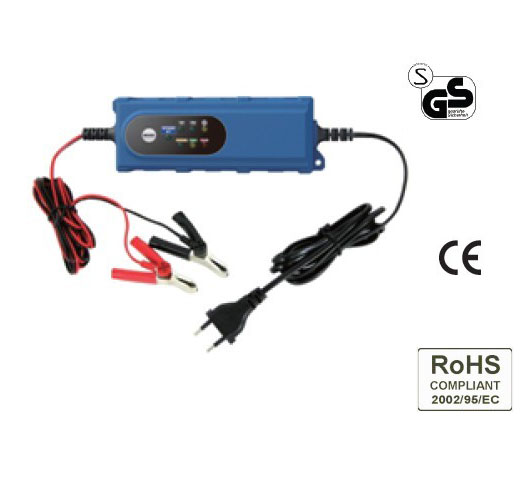 3.8/0.8A 6/12V Battery Charger LED-indicator