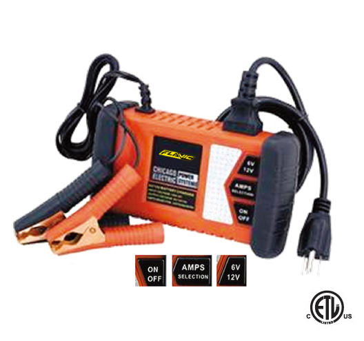 6/4/2A 6/12V Battery charger LCD Display