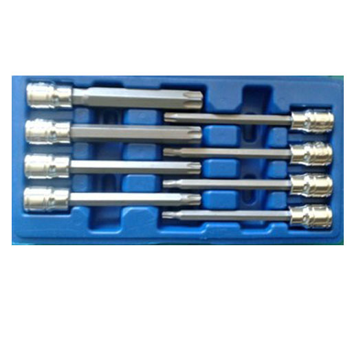 8PIECE 3/8"Drive Metric Long Reach Star Bit Socket Set