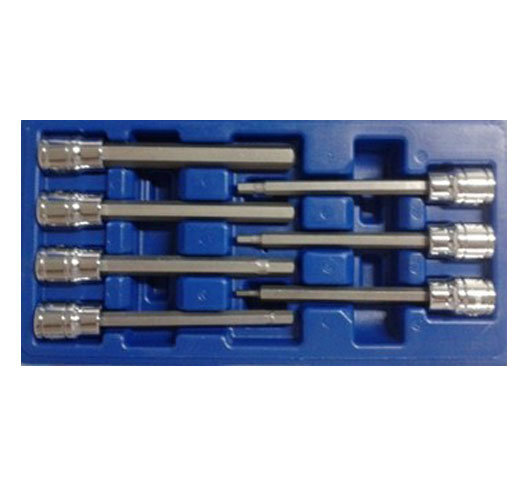 7PIECE 3/8"Drive Metric Long Reach Hex Bit Socket Set