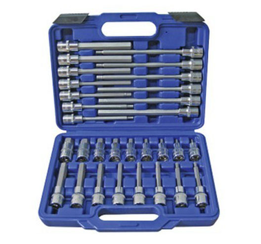 30PC 1/2DR'' Hex Bit Socket Set