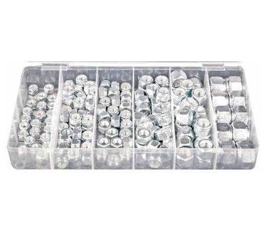 150Pc. Nylon Lock Nut Assortment