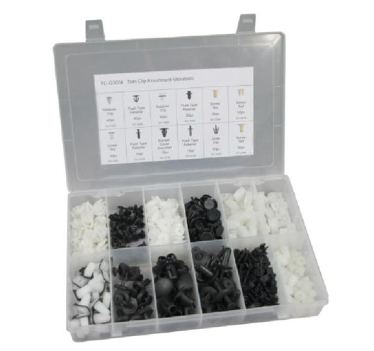 370pc Trim Clip Assortment-MITSUBISHI