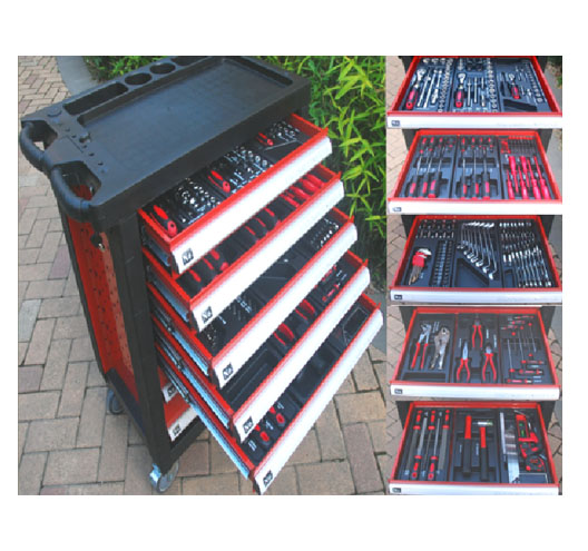 196PC Roller Cabinet/Chests Tool Kit