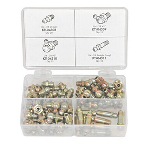 60 Piece Grease Fitting Kit (SAE)