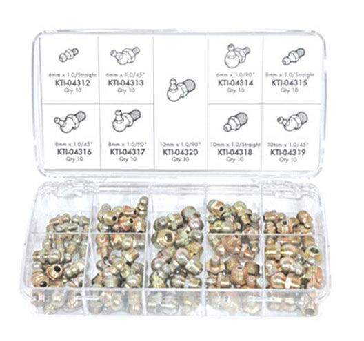 90 Piece Grease Fitting Kit (Metric)