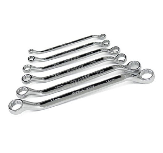 7pc Double Ring Wrench set
