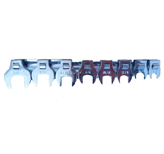 8pc Crow Foot Wrench Set