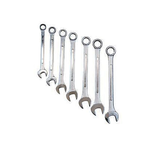 7PC Jumbo Metric Combination Wrench Set