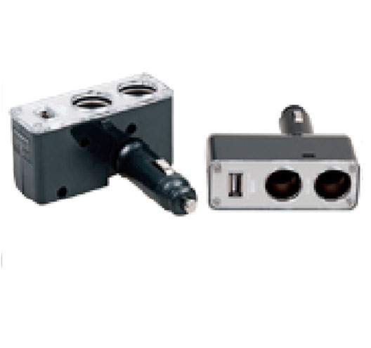 2 Way Socket With 1pc USB