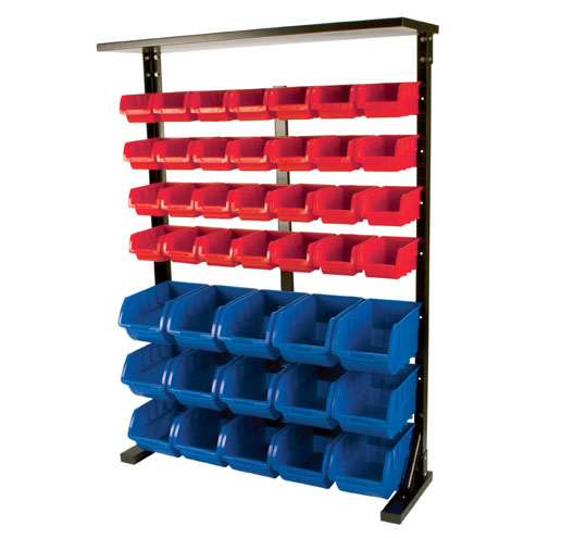 47pcs Half Bulk Bin Storage Rack