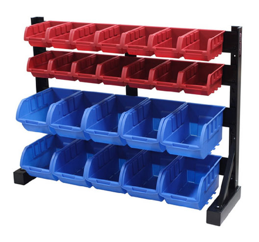 24pcs Half Bulk Bin Storage Rack