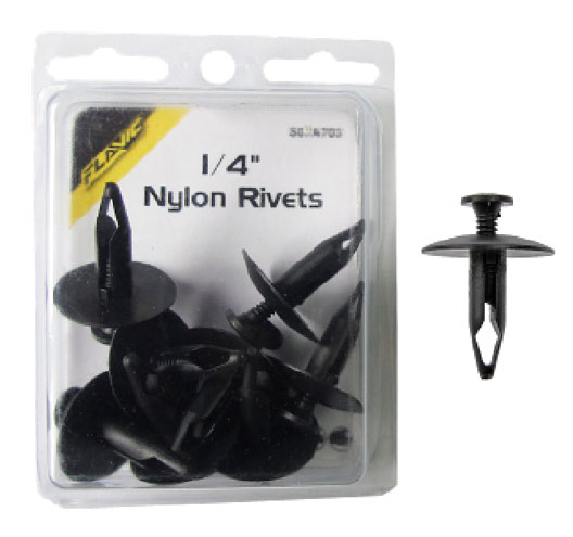 15PC. 1/4" Grill Headlamp Rivets