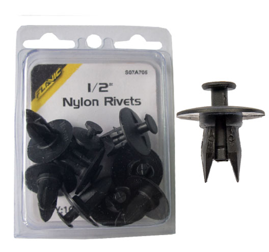 10PC.1/2" Nylon Rivets